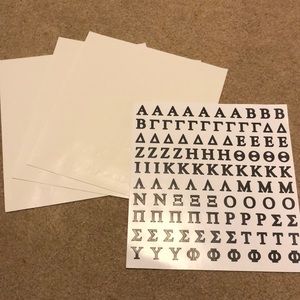 Creative Memories stickers abc/123